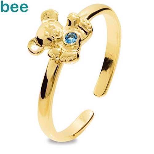 Bee Jewelry Girls First Gold Ring 9 kt guld fingerring blank, model 25291-SPAQ-K